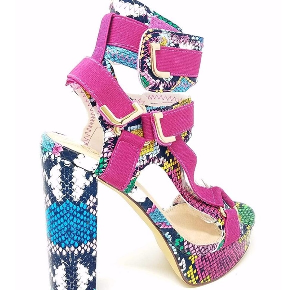 💙💛Colorful Snake Sandals💜🧡 - Picture 3 of 4